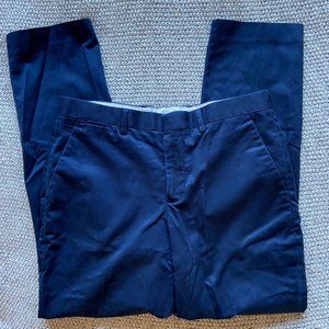 Express 30x30 Navy Blue Slim Dress Pants